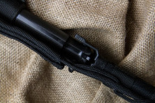 Ніж Kizlyar Supreme Aggressor чорний, сталь D2, чорні піхви