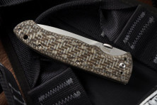 Ніж Kizlyar Supreme Vega сатин, микарта, сталь 440C