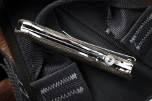 Ніж Kizlyar Supreme Vega сатин, микарта, сталь 440C