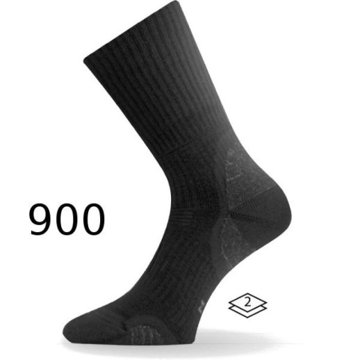 Термошкарпетки для трекінгу Lasting TKA 900 чорні M