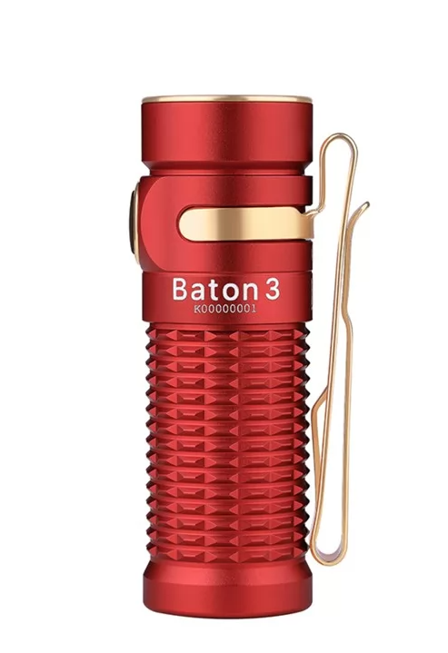 Ліхтар Olight Baton 3 Red ц: червоний