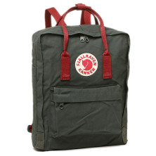 Рюкзак Fjallraven Kanken Forest Green-Ox Red