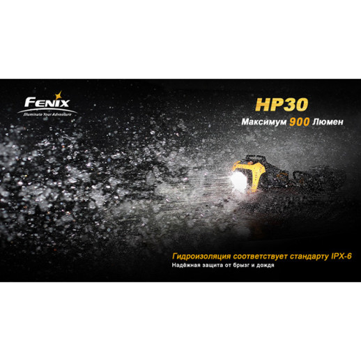 Налобний ліхтар Fenix HP30 XM-L2 сірий