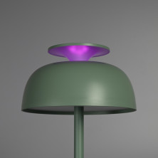 Лампа настiльна з акумулятором VIDEX VL-TF23G 8.5W 4000K+RGB Green