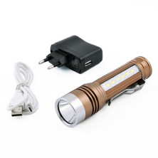 Ліхтар Small Sun R837-XPE + 6smd, USB power bank