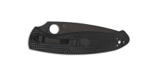Ніж Spyderco Resilience-чорний-FRN, напівсеррейтор