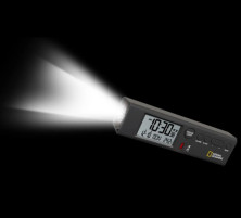 Годинник Термометр National Geographic ліхтарик Чорний (Спеціальна пропозиція)