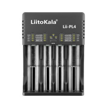 Зарядний пристрій Liitokala Lii-PL4, 4 канала, Ni-Mh/Li-ion/LiFePO4, 220V/12V, LED, Box