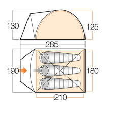 Намет Vango Alpha 300 Herbal