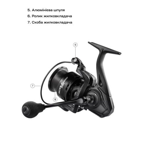 Котушка Brain Scout SE-S 4000S 8+1BB 4.9:1 Silver