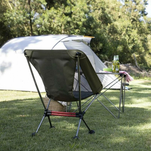 Крісло складне Naturehike Moon YL08 NH20JJ027, 600D Оксфорд /алюміній, зелений dis