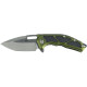 Ніж Heretic Medusa Tanto Battleworn MagnaCut Aluminum Green