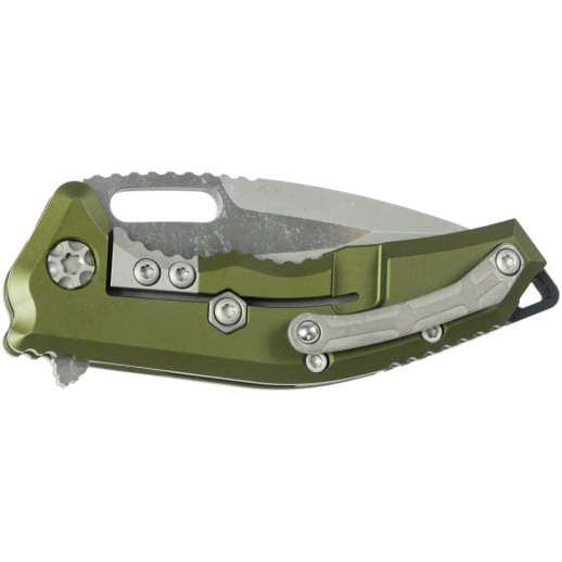 Ніж Heretic Medusa Tanto Battleworn MagnaCut Aluminum Green