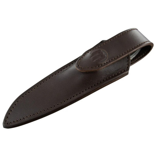 Ніж Maserin AM-22, 14C28N, блакитний буковий кап