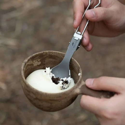 Складна ложка Naturehike Titanium spoon 2019 NH19C001-J 