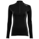 Термокофта жіноча Aclima WarmWool 200 Mock Neck Women Jet Black M