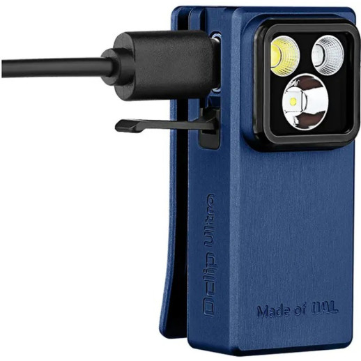 Ліхтар Olight Oclip Ultra Navy blue