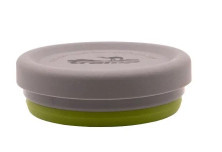 Стакан складаний силіконовий з кришкою Tramp 200мл зелений