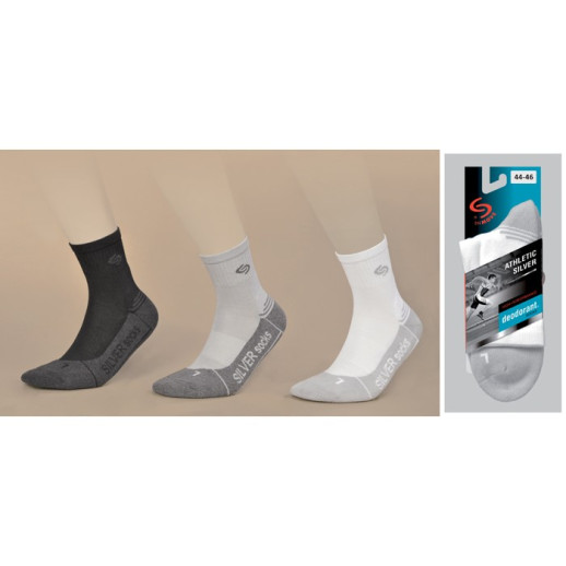 Термошкарпетки InMove Athletic Deodorant Світло-сірий з графітом 38-40