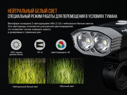 Велофара Fenix BC30R 2017 (Вітринний зразок повна комплектація)
