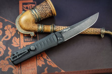 Ніж Kizlyar Supreme Whisper, сталь D2 stonewash, рукоять G10