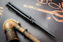 Ніж Kizlyar Supreme Whisper, сталь D2 stonewash, рукоять G10