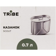 Казанок Tribe Scout 0,7 л сталевий T-FH-0011-metal