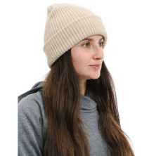 Шапка Turbat Custo dark beige - темно-бежевий