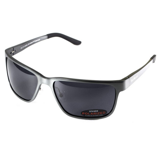 Окуляри BluWater Alumination - 2 Gun Metal Polarized (gray) чорні