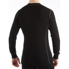 Термофутболка чоловіча Aclima WarmWool Crew Neck Man Black XL