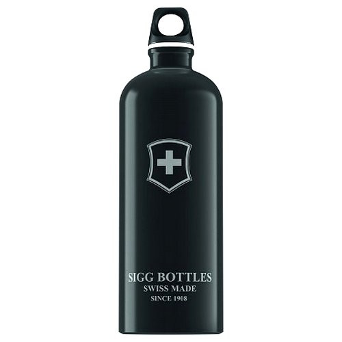 Пляшка для води SIGG Swiss Emblem Touch, 1 л, чорна