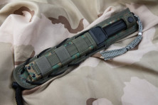 Ніж Kizlyar Supreme Aggressor сатин, сталь D2, Камо піхви