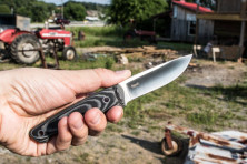 Ніж Kizlyar Supreme Santi сатин, сталь D2