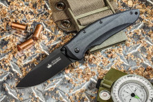 Ніж Kizlyar Supreme Zedd чорний, сталь D2