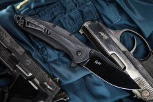 Ніж Kizlyar Supreme Zedd чорний, сталь D2