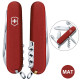 Складаний ніж Victorinox SPARTAN MAT червоний матовий лак