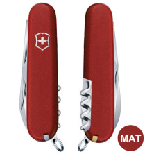 Складаний ніж Victorinox SPARTAN MAT червоний матовий лак