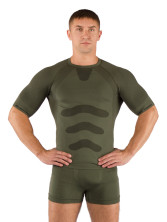 Футболка чоловіча Lasting Abel, зелена L-XL