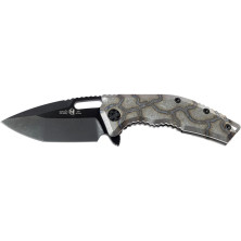 Ніж Heretic Medusa Tanto DLC Magnacut Flamed Titanium Grey