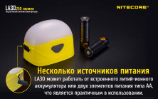 Кемпінговий ліхтар Nitecore LA30, 250 люмен, синій