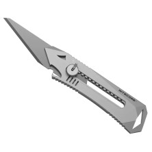 Ніж титановий Nitecore NTK10 з висувним лезом (115х29х7мм)