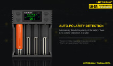 Зарядний пристрій Liitokala Lii-S4, 4 канали, Ni-Mh/Li-ion /LiFePo4, USB
