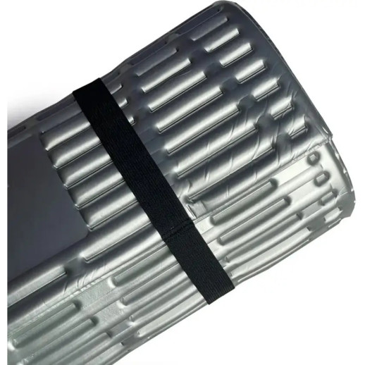 Килимок кемпінговий BaseCamp X-Line Roll Foiled Mat IXPE, 185х55х1,5 см, Olive Green (BCP 20701)