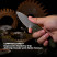 Ніж Hightron Mini Ventura, D2, G10, зелений, сталевий stonewash клинок