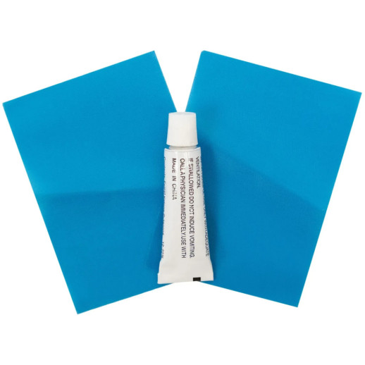 Килимок самонадувний Tramp ROUND 2,5 cm UTRI-005-light-blue