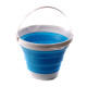 Відро складане силіконове СИЛА 5 л blue