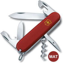 Складаний ніж Victorinox SPARTAN MAT червоний матовий лак з жовт.лого