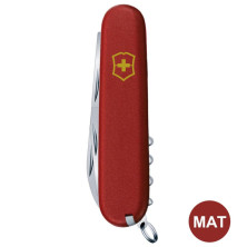 Складаний ніж Victorinox SPARTAN MAT червоний матовий лак з жовт.лого