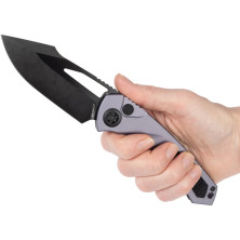 Ніж Heretic Pariah Manual Drop Point DLC MagnaCut Aluminum Gray