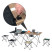 Столик складаний Naturehike S 570х420х380 мм NH15Z012-S Чорний